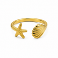Star & Shell Ring