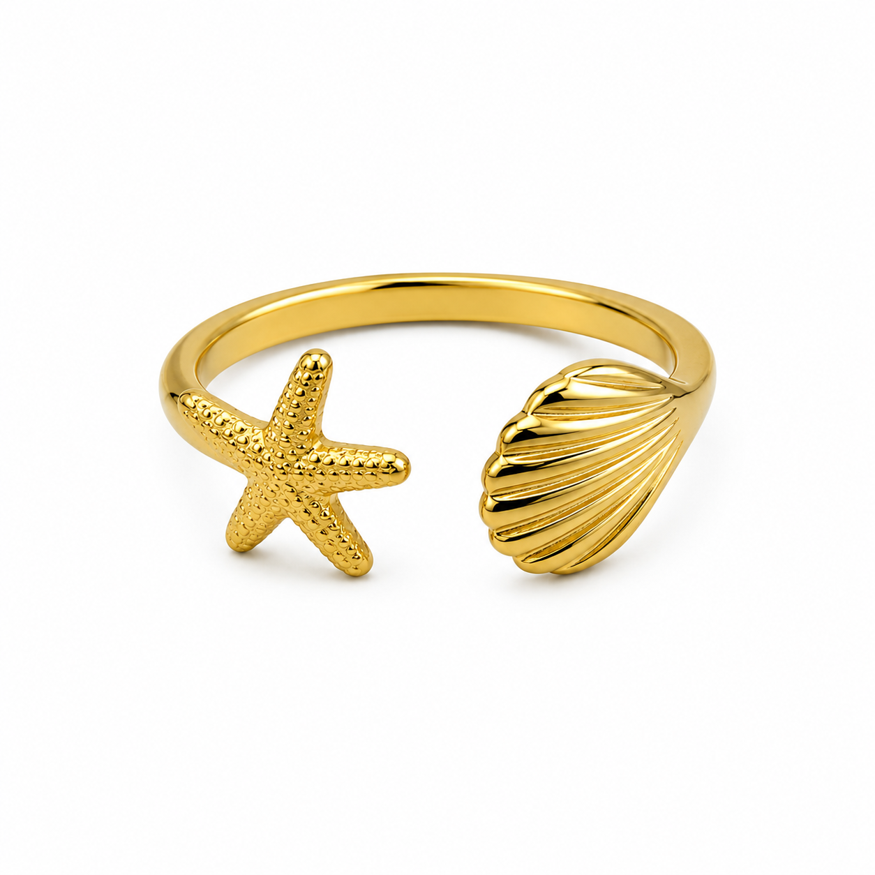 Star & Shell Ring