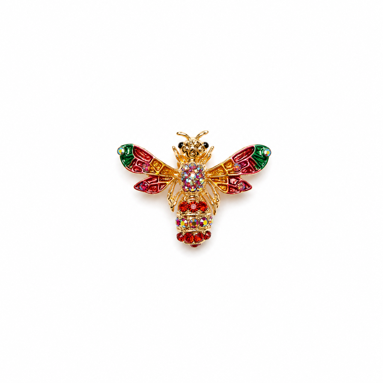 Honey gem brooch