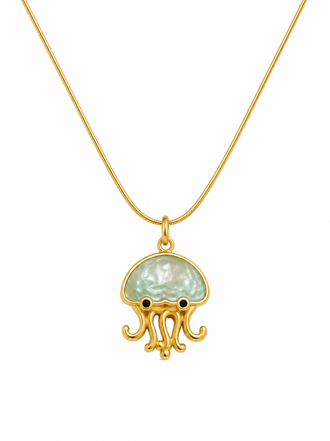 Azure Jellyfish Necklace