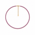 Lilac Aura Tennis Necklace