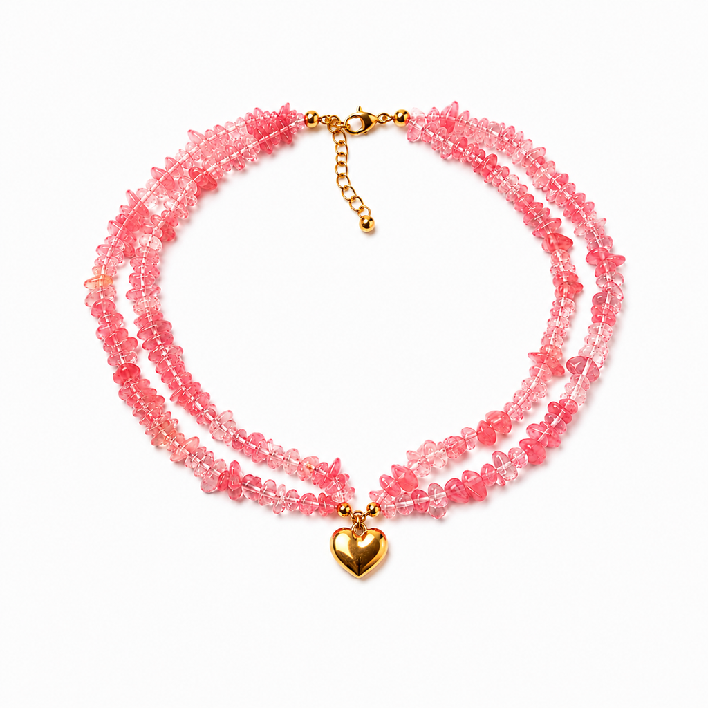 Blush Heart Choker